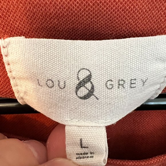 Lou & Grey Sandwashed Shirttail Tee - Picture 3 of 3